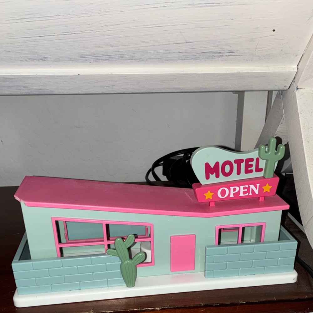 Target Pink and Green Motel LED Light Decor
